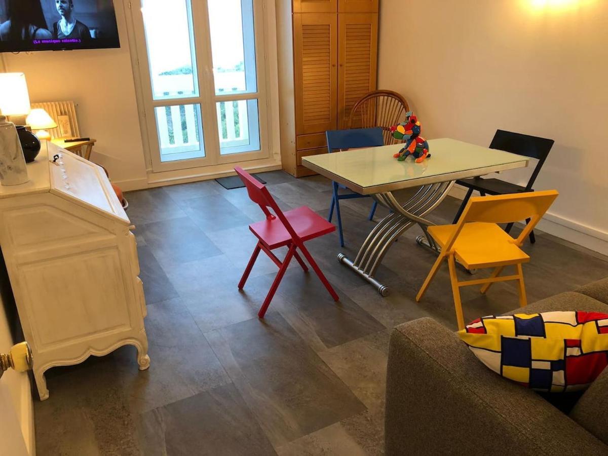 Studio 3* Vue Mer Parking Regina Et Golf Biarritz Dış mekan fotoğraf